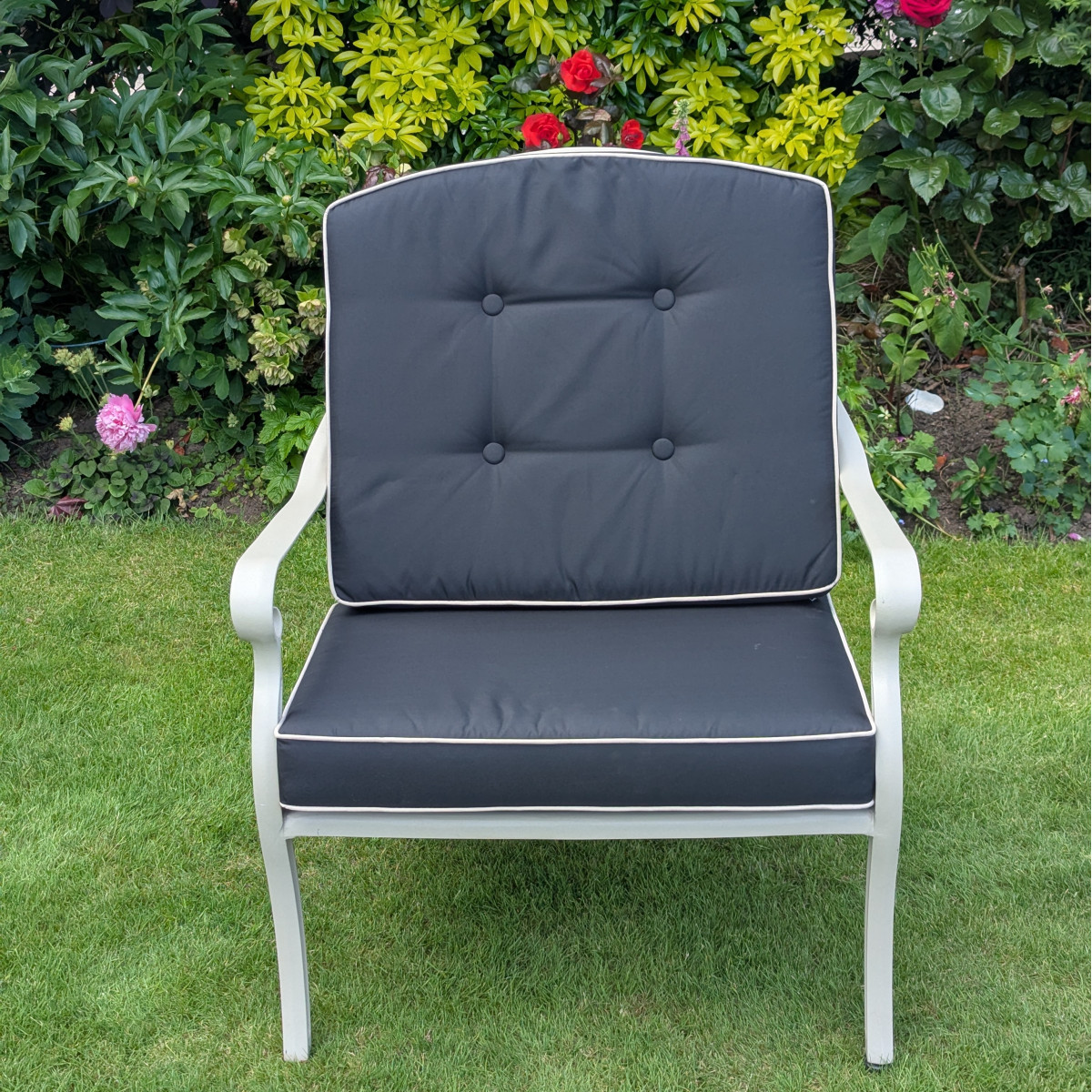 Four Seater Sofa Set - Stone