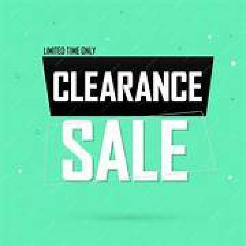 Up to half normal price.
