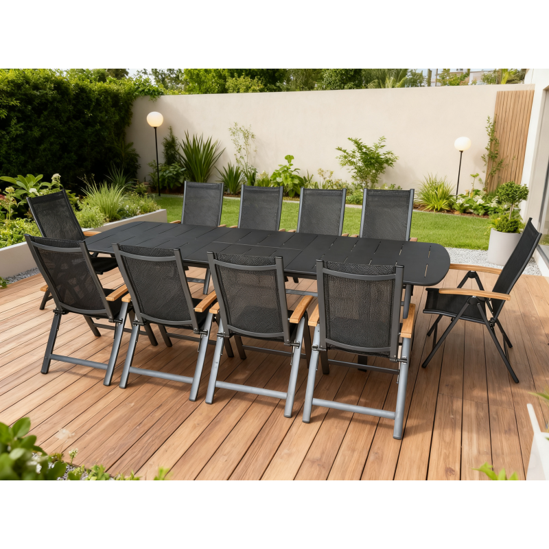 Balmoral extendable patio set  